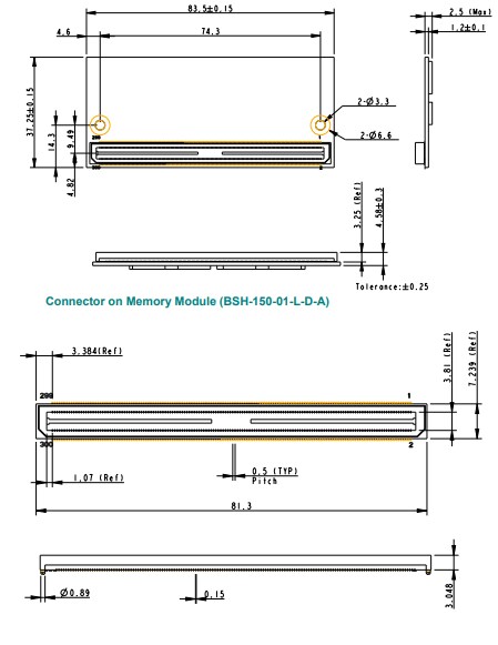 Schematic - Apacer Technology Inc. DD2.22260S.001 DDR4 SDRAM XR-DIMM